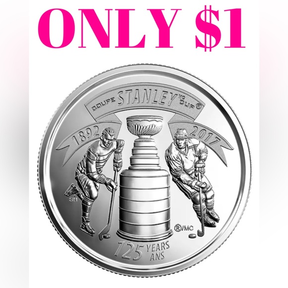 money Other - 2017 Canada 25 Cents 125 Anniversary Hockey Stanley Cup Coin Uncirculated Money